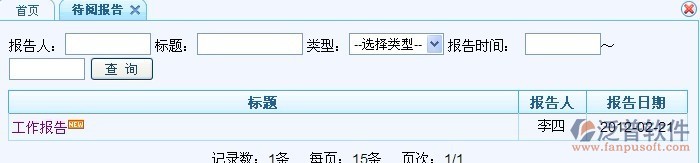 工作報告、待閱、批閱報告