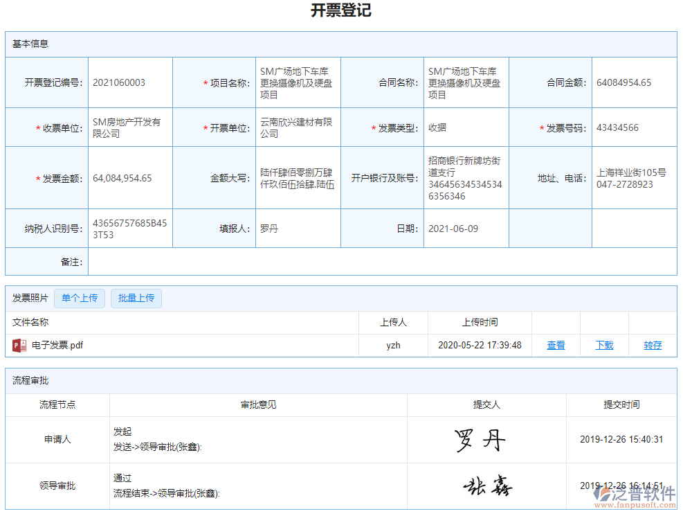 建筑公司用財(cái)務(wù)軟件發(fā)票管理
