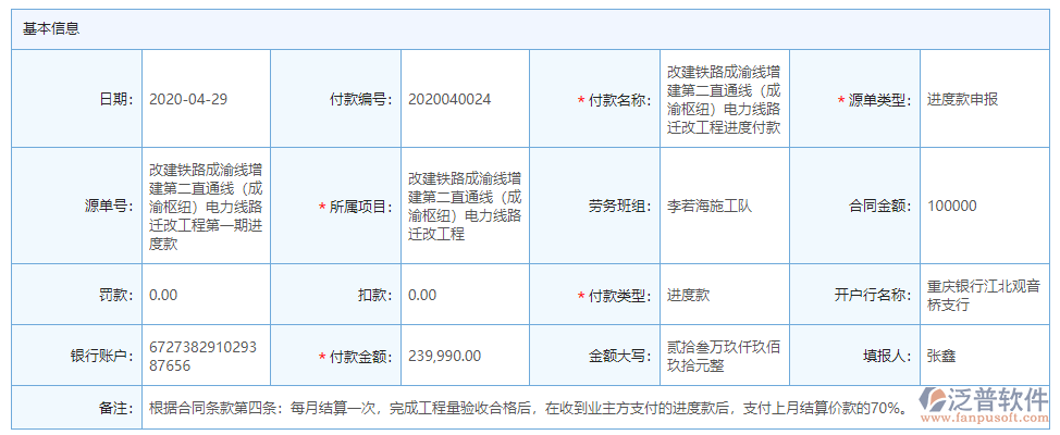 音響工程勞務管理系統(tǒng)