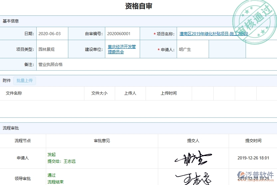 三、泛普軟件-園林工程企業(yè)資格自審的技術(shù)優(yōu)勢(shì)