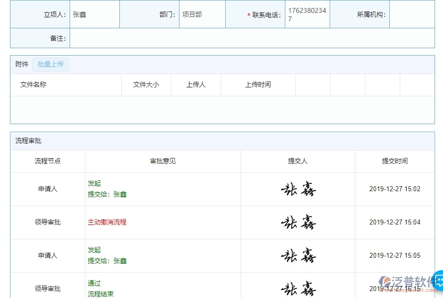 四、泛普軟件-園林工程立項項目明細查詢管理系統(tǒng)的主要內(nèi)容