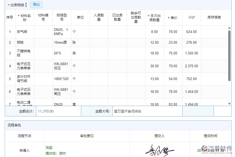 三、泛普軟件-幕墻工程材料出庫管理系統(tǒng)中需要注意的問題