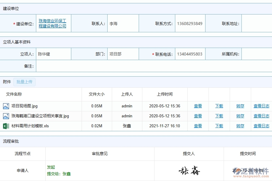 路橋工程企業(yè)上了泛普軟件-工程立項項目列表軟件的好處是什么