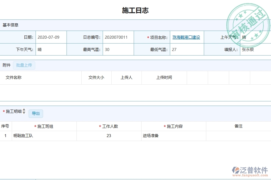 三、泛普軟件-弱電工程管理系統(tǒng)在施工日志中的注意事項(xiàng)