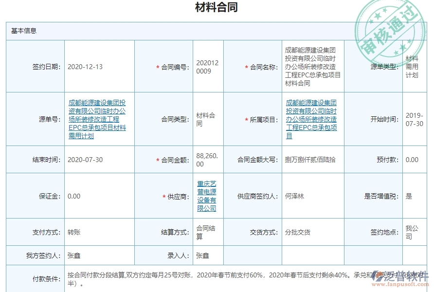 一、沒有上泛普軟件-機電工程企業(yè)系統(tǒng)前，企業(yè)在材料合同報表管理時候會遇的問題