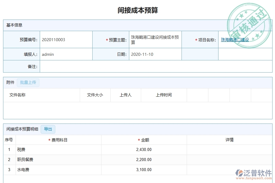 幕墻工程企業(yè)使用了系統(tǒng)之后，給間接成本預算管理帶來了哪些好處