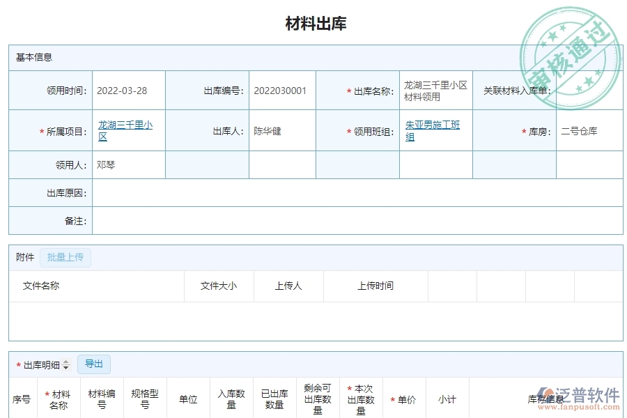 幕墻工程企業(yè)上了系統(tǒng)之后，給材料出庫明細(xì)查詢帶來了哪些好處