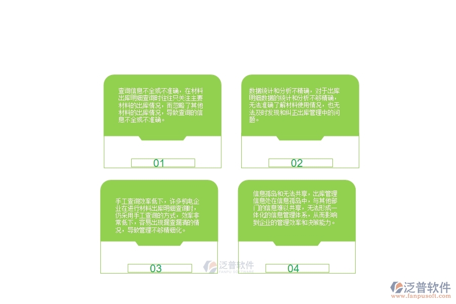 　一、國(guó)內(nèi)80%的機(jī)電企業(yè)在材料出庫(kù)明細(xì)查詢(xún)中普遍存在的問(wèn)題