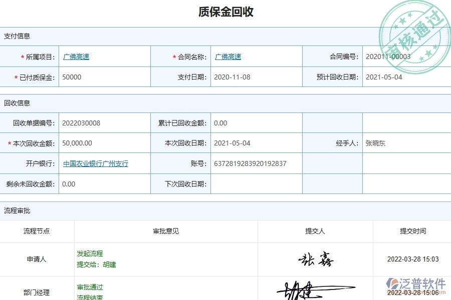 三、泛普軟件-弱電工程質(zhì)保金回收管理系統(tǒng)的框架設(shè)計(jì)思路