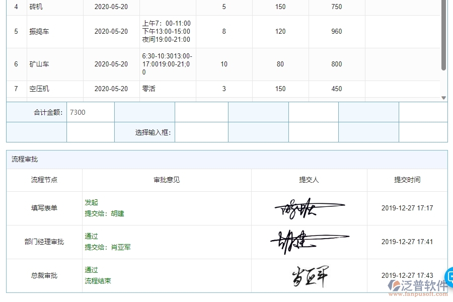 三、泛普軟件-園林工程管理系統(tǒng)如何解決企業(yè)機械費列表問題