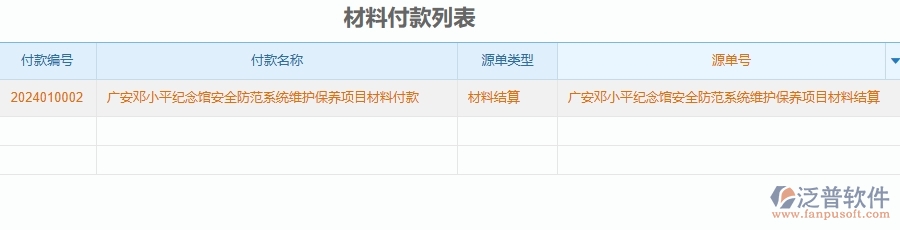 二、泛普軟件-安防工程管理系統(tǒng)如何解決工程企業(yè)的材料付款的痛點(diǎn)