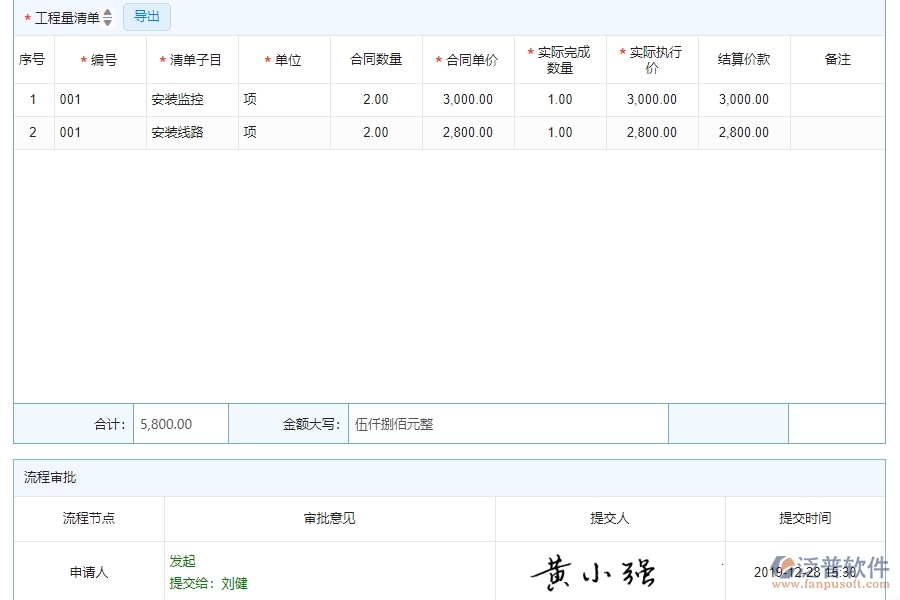四、泛普軟件-安防工程管理系統(tǒng)中完工結(jié)算管理的應(yīng)用場(chǎng)景