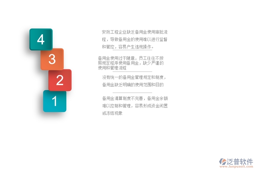 一、安防工程企業(yè)在備用金管理中存在的問(wèn)題