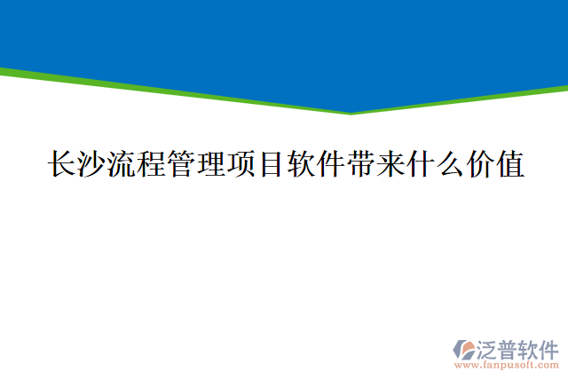長沙流程管理項(xiàng)目軟件帶來什么價(jià)值