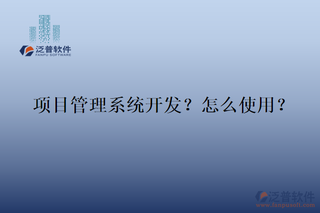 項(xiàng)目管理系統(tǒng)開發(fā)？怎么使用？