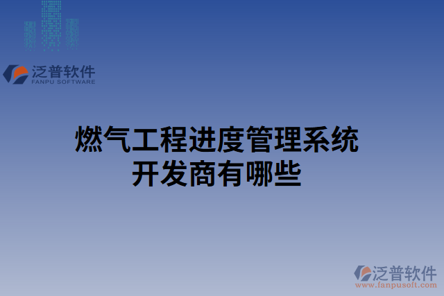 燃?xì)夤こ踢M度管理系統(tǒng)開發(fā)商有哪些 