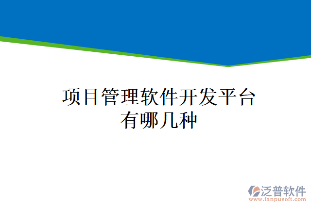 項(xiàng)目管理軟件開發(fā)平臺(tái)有哪幾種