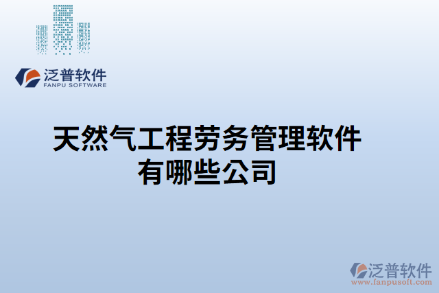天然氣工程勞務管理軟件有哪些公司