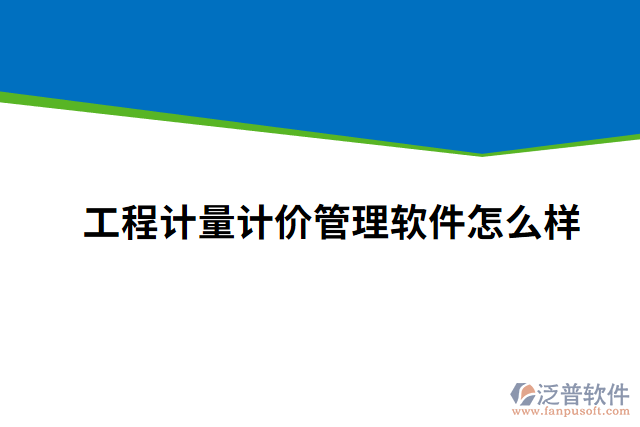 工程計(jì)量計(jì)價(jià)管理軟件怎么樣