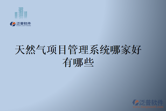 天然氣項目管理系統(tǒng)哪家好？有哪些