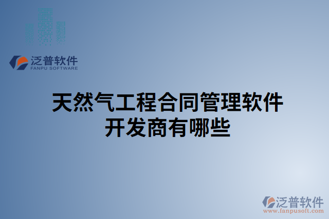 天然氣工程合同管理軟件開(kāi)發(fā)商有哪些