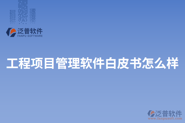 工程項(xiàng)目管理軟件白皮書(shū)怎么樣