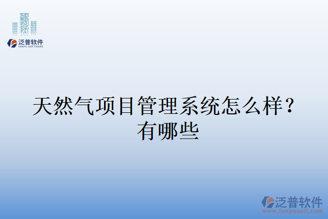 天然氣項(xiàng)目管理系統(tǒng)怎么樣？有哪些