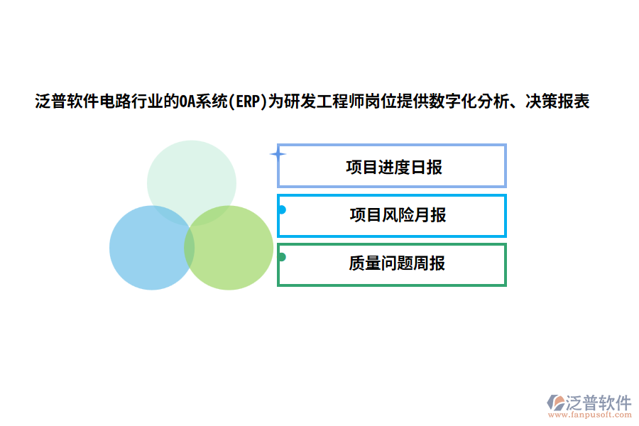 泛普軟件電路行業(yè)的OA系統(tǒng)(ERP)為研發(fā)工程師崗位提供數(shù)字化分析、決策報表