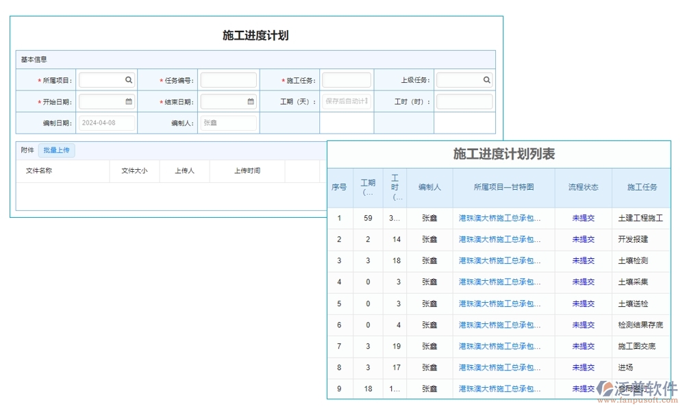 泛普工程項(xiàng)目數(shù)字化管理系統(tǒng)：全面掌控項(xiàng)目管理、進(jìn)度、質(zhì)量與成本