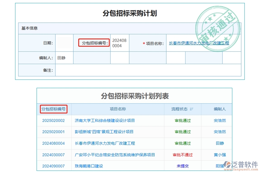 智能引領，精準掌控——揭秘招標工程管理系統(tǒng)分包招標采購計劃中的編號編制藝術