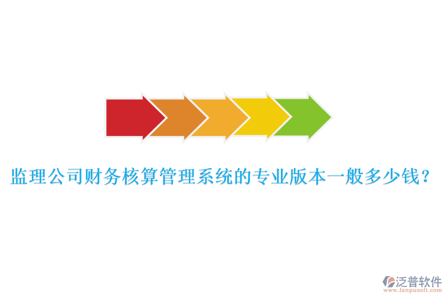 監(jiān)理公司財務核算管理系統(tǒng)的專業(yè)版本一般多少錢？