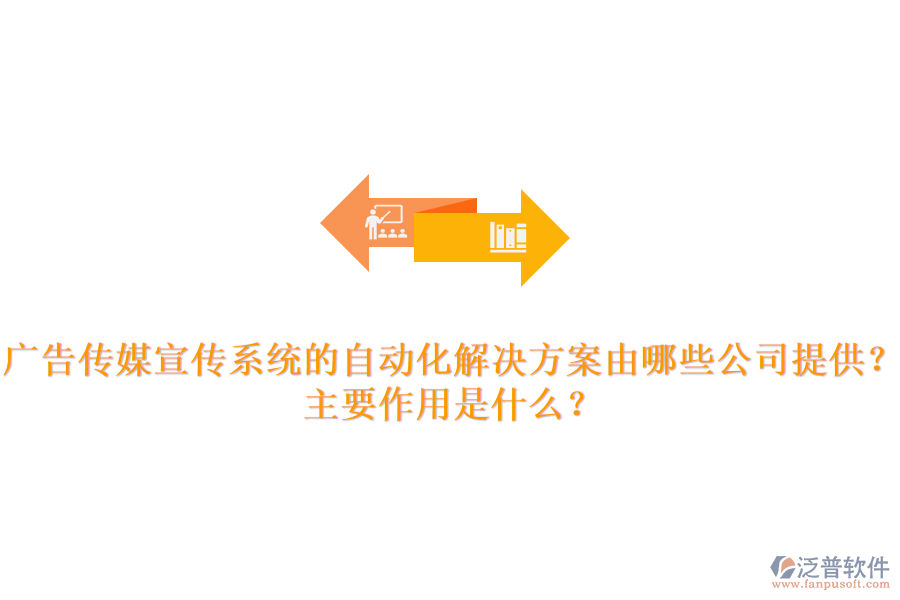 廣告?zhèn)髅叫麄飨到y的自動化解決方案由哪些公司提供？主要作用是什么？