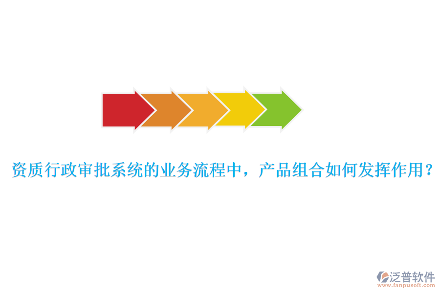 資質(zhì)行政審批系統(tǒng)的業(yè)務(wù)流程中，產(chǎn)品組合如何發(fā)揮作用？