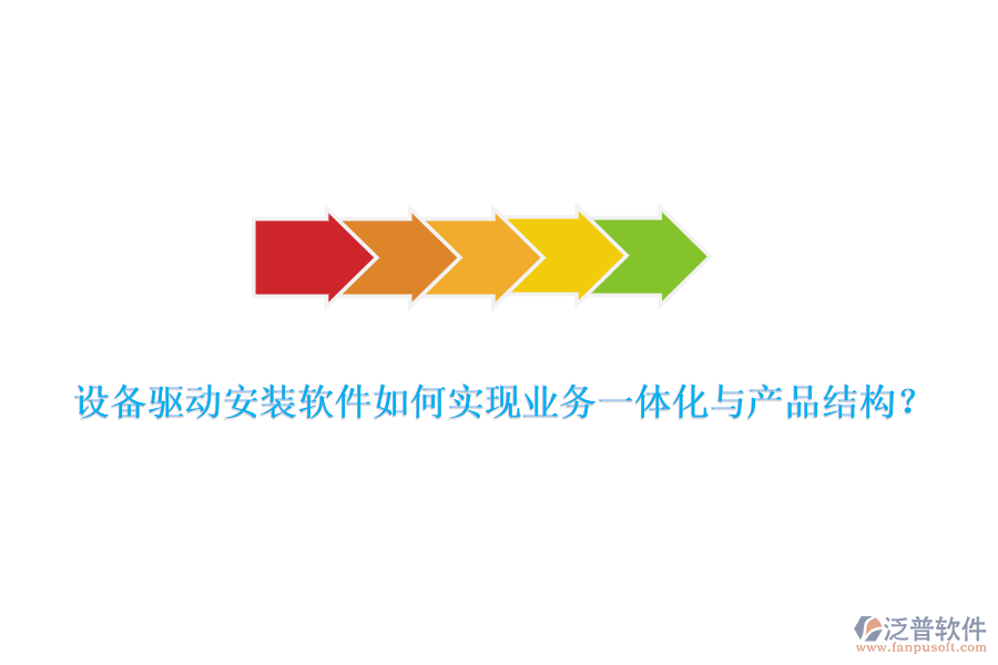 設(shè)備驅(qū)動安裝軟件如何實現(xiàn)業(yè)務(wù)一體化與產(chǎn)品結(jié)構(gòu)？