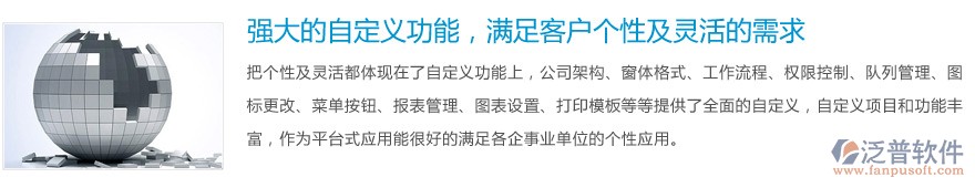 強(qiáng)大的自定義功能，滿足客戶個(gè)性及靈活的需求