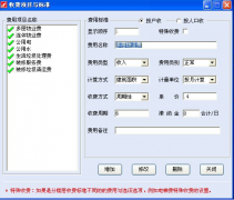 物業(yè)管理系統收費項目與標準