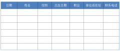 美容院顧客名冊(cè)管理